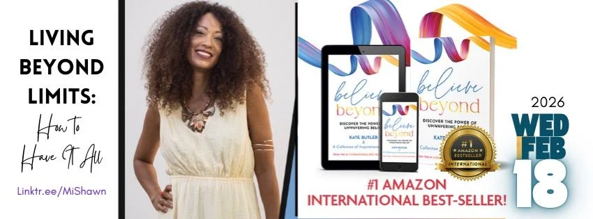 Speaking event flyer for Living Beyond Limits